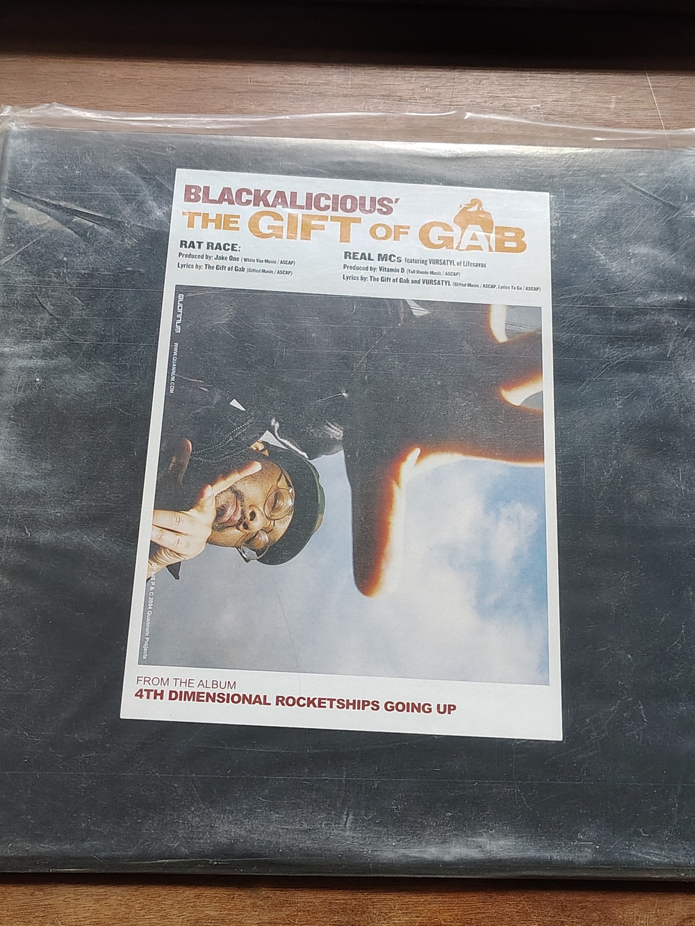 The Gift of Gab - Rat Race / Real MCs - Quannum Projects - QP 046-1 - Vinyl
